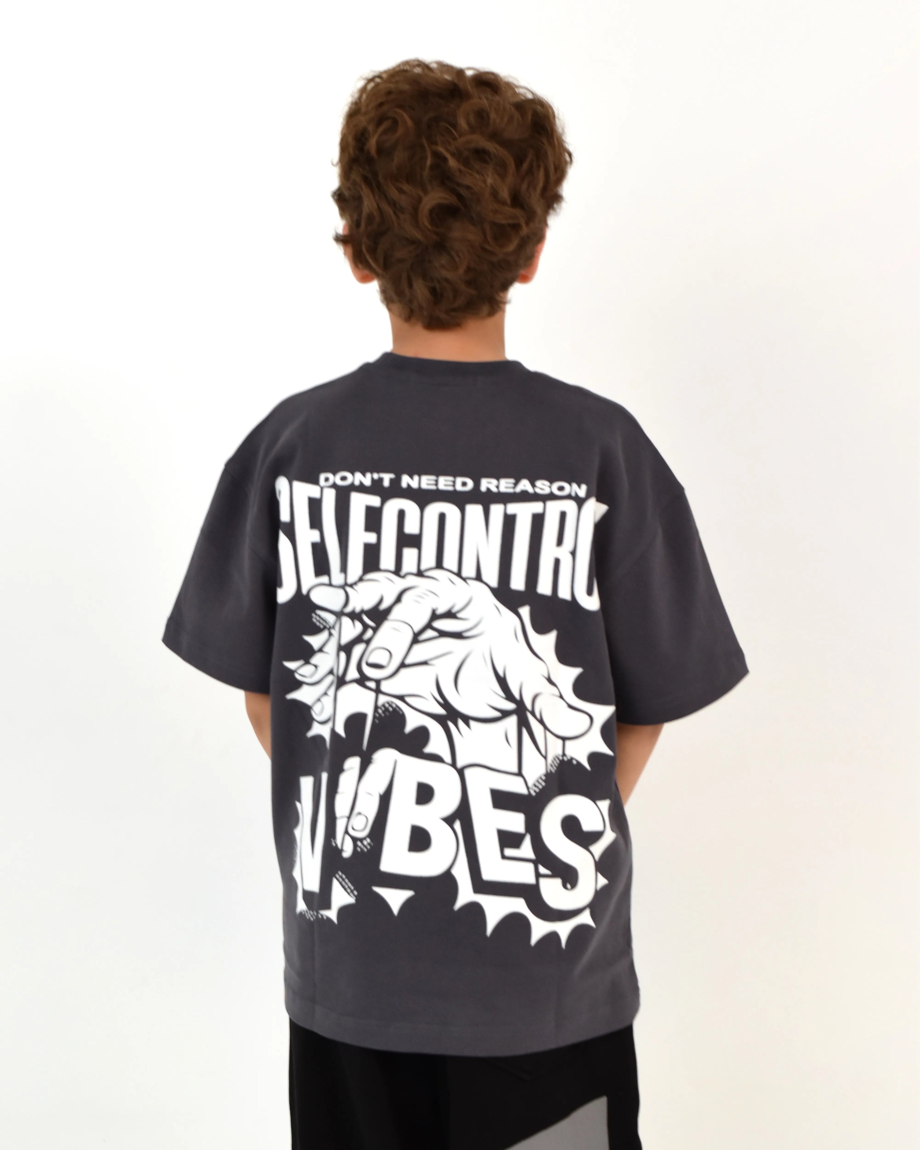 Hand Dark Grey Tee