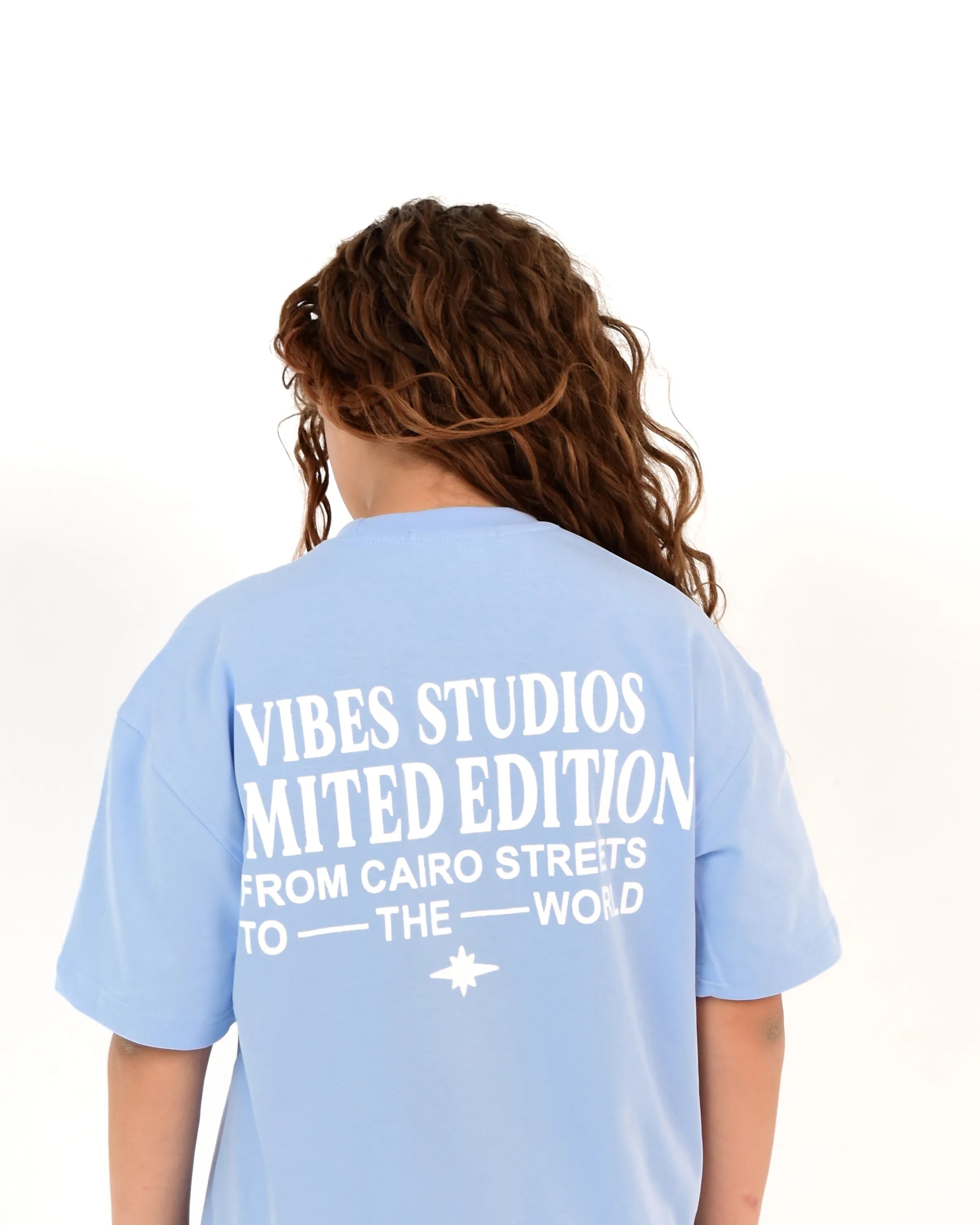 Crazy Baby Blue Tee