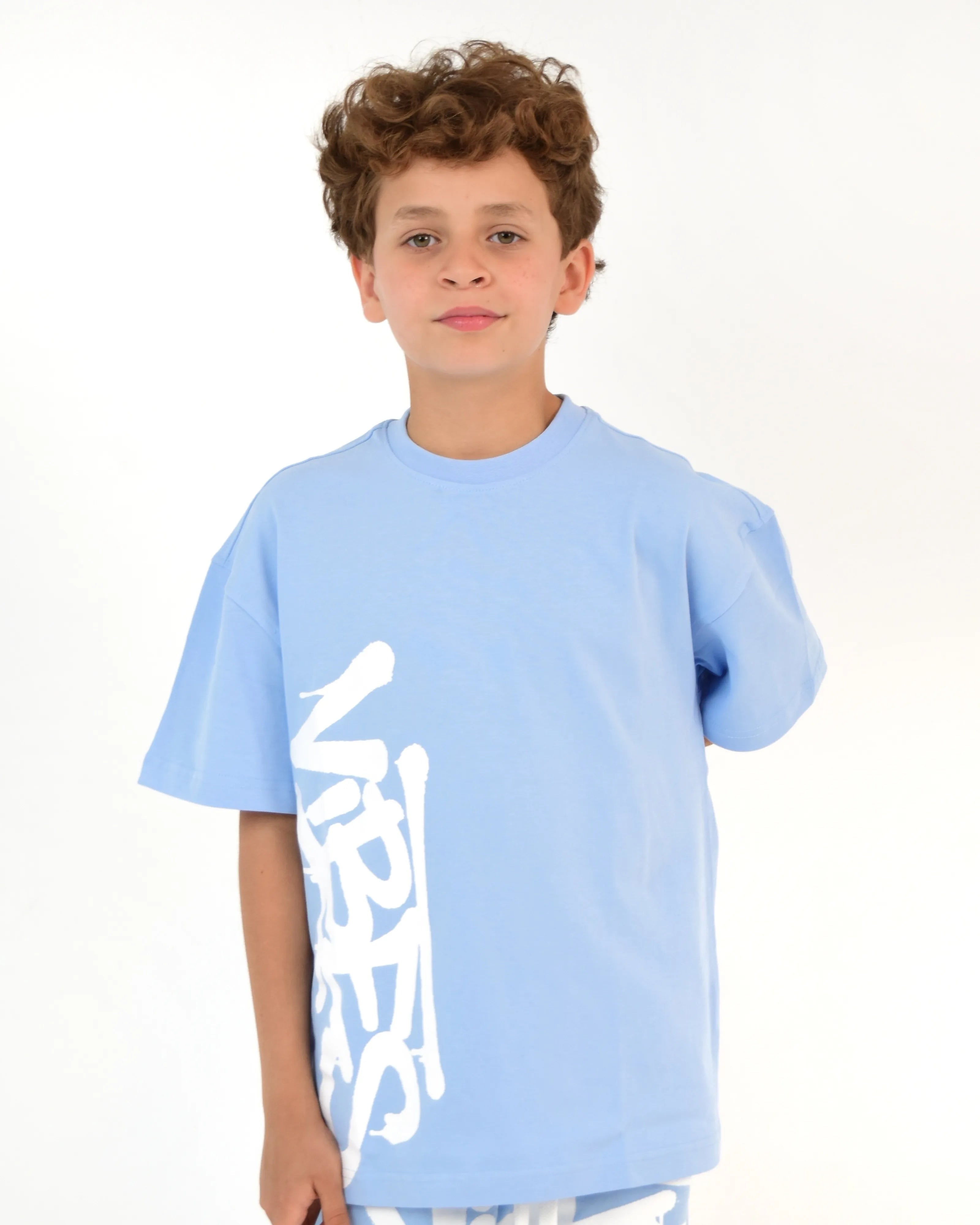 Crazy Baby Blue Tee
