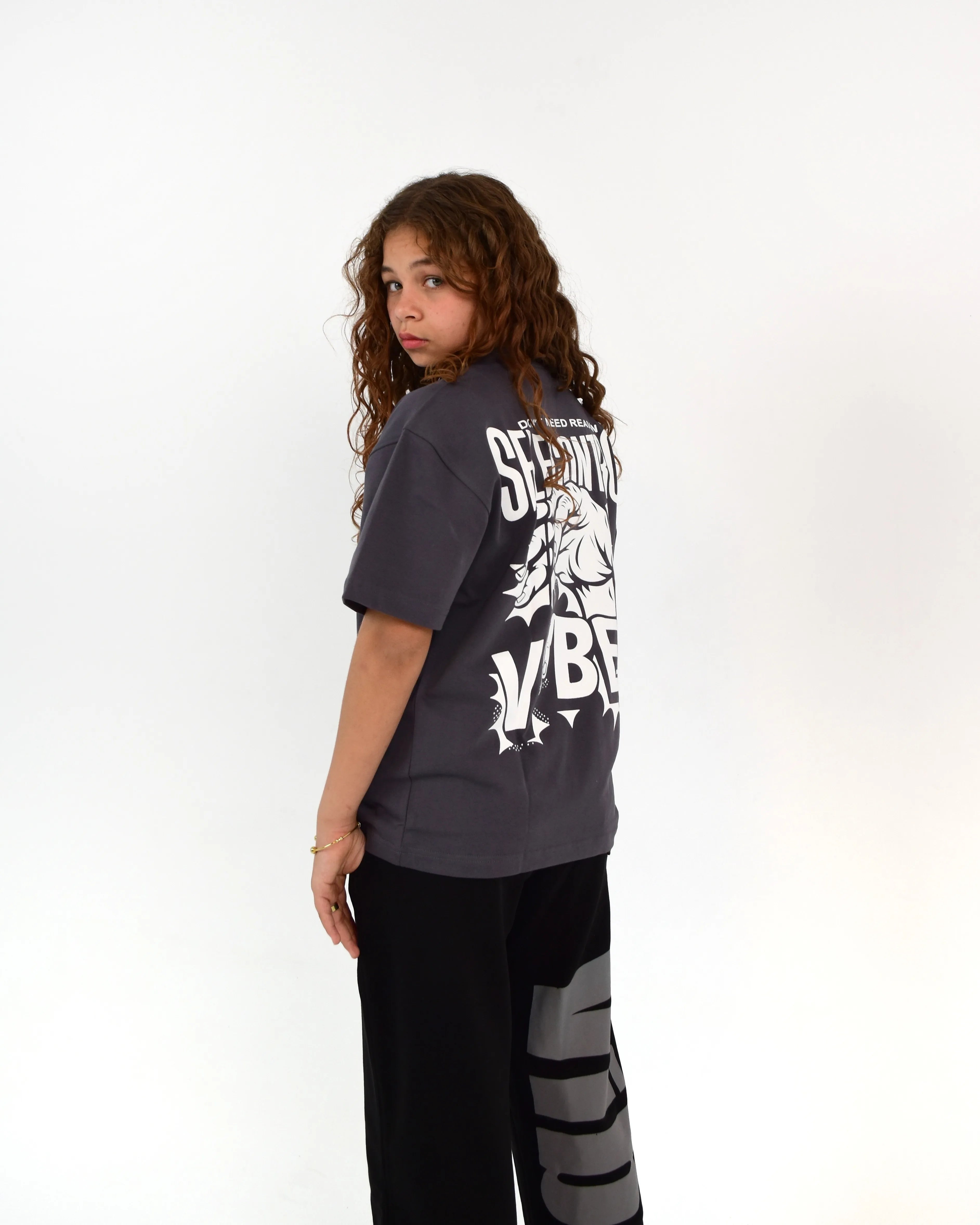 Hand Dark Grey Tee