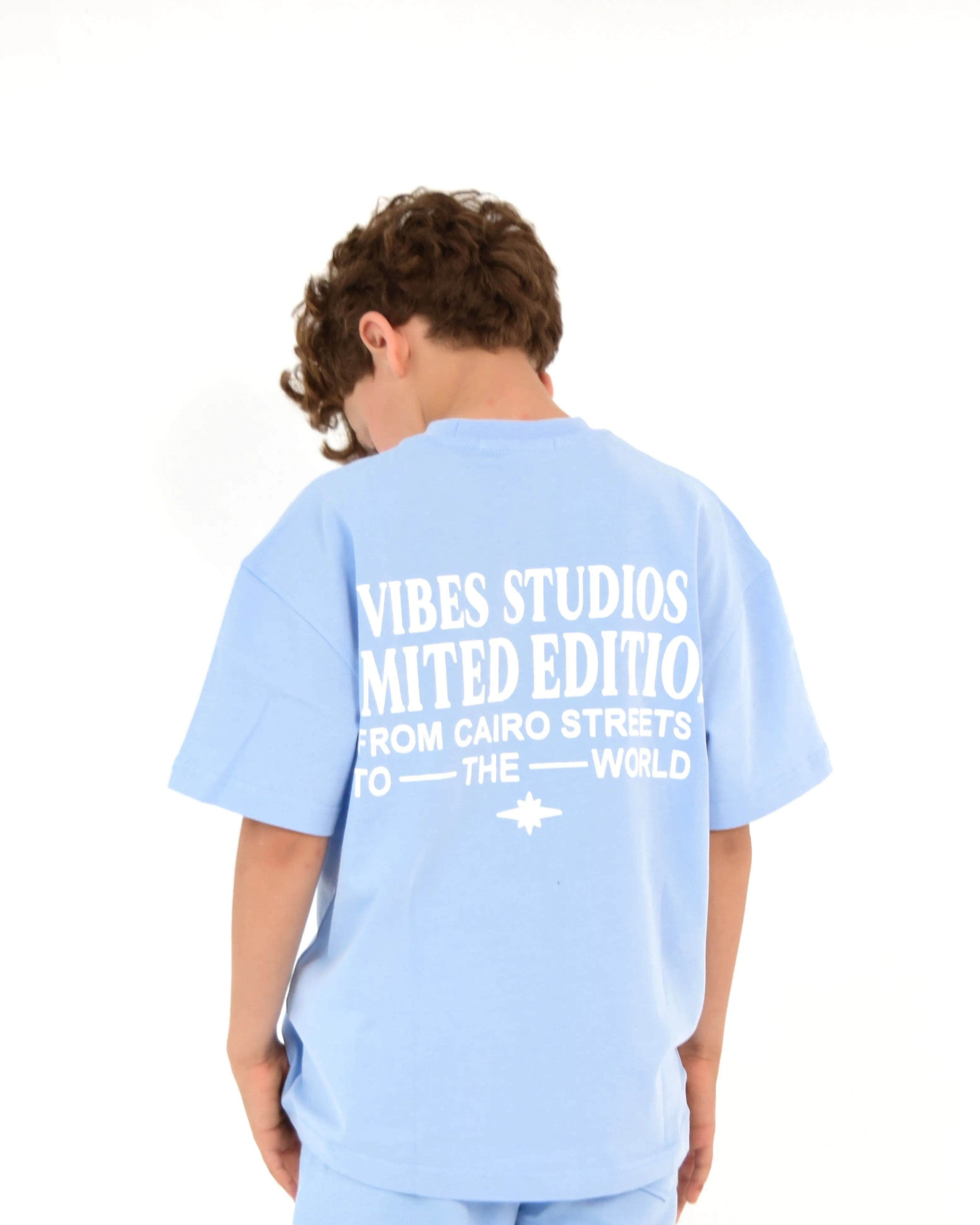 Crazy Baby Blue Tee