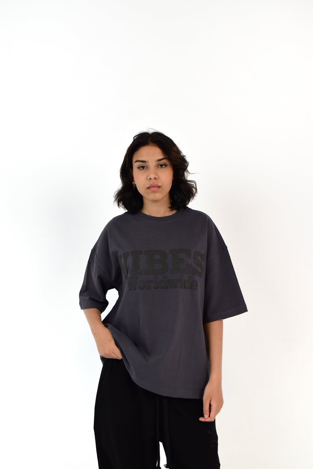 World Dark Grey Tee