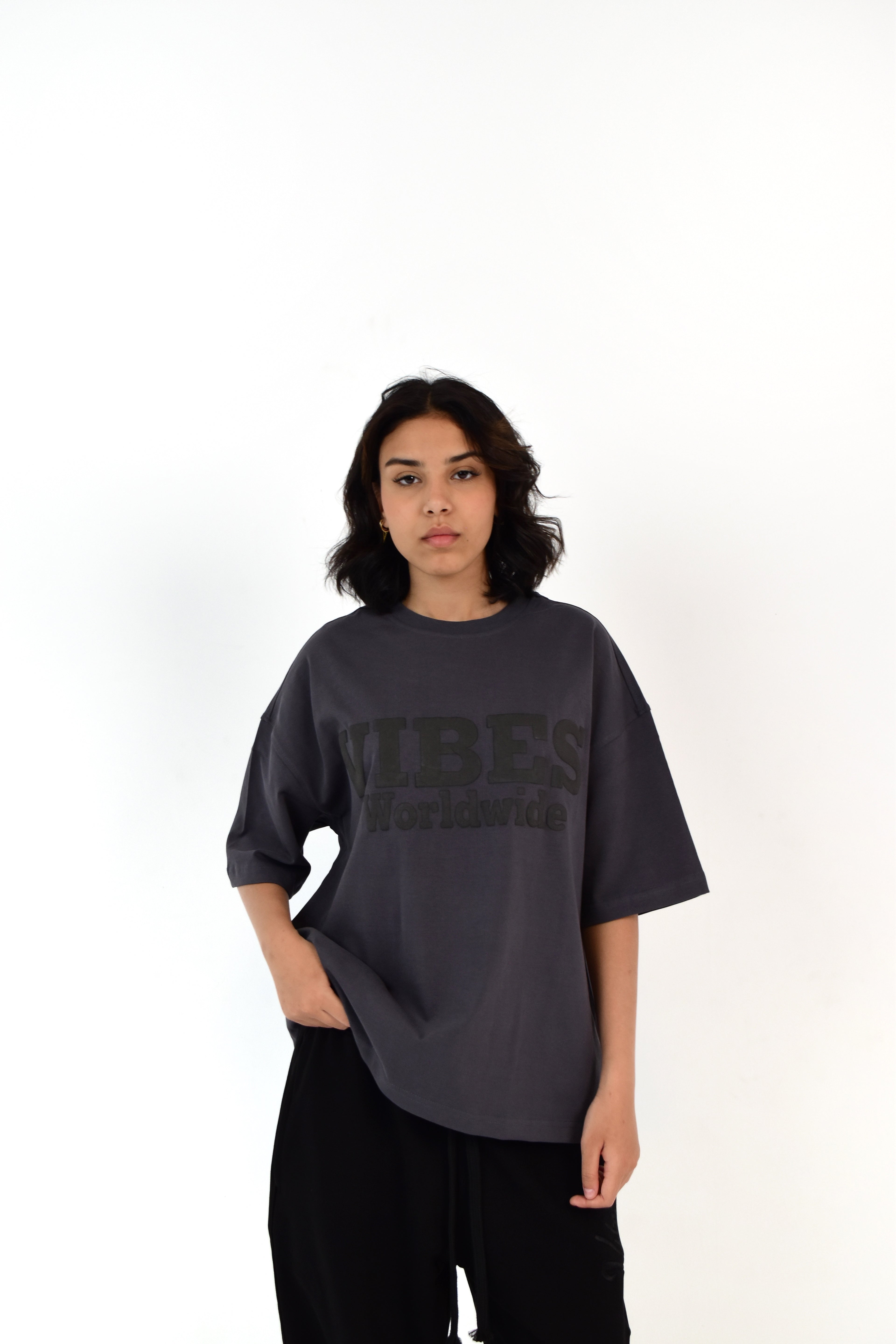World Dark Grey Tee