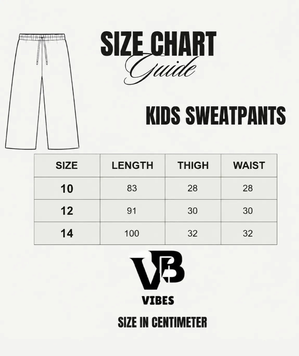 Vibes Logo black sweatpants