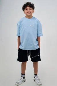 Vibes Arabic Baby Blue Tee