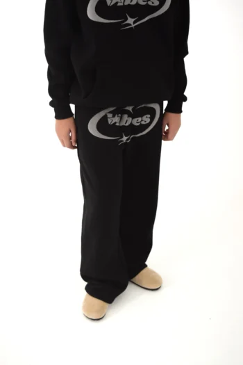 Vibes Logo black sweatpants