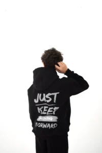 Vibes logo black hoodie